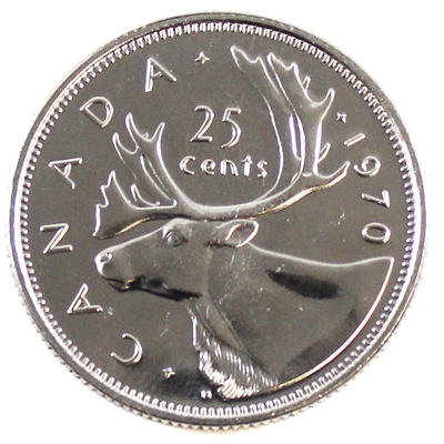 1970 Canada 25-cents Proof Like