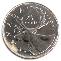 1971 Canada 25-cents Brilliant Uncirculated (MS-63)