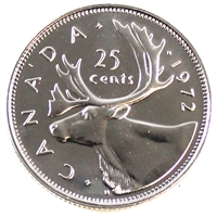 1972 Canada 25-cents Proof Like