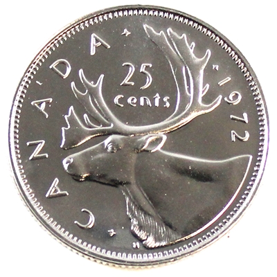 1972 Canada 25-cents Proof Like