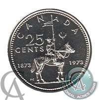 1973 RCMP Canada 25-cents Proof Like