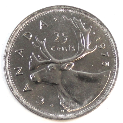 1975 Canada 25-cents Brilliant Uncirculated (MS-63)