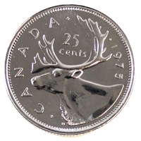 1975 Canada 25-cents Proof Like