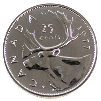 1977 Canada 25-cents Proof Like