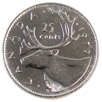 1979 Canada 25-cents Brilliant Uncirculated (MS-63)