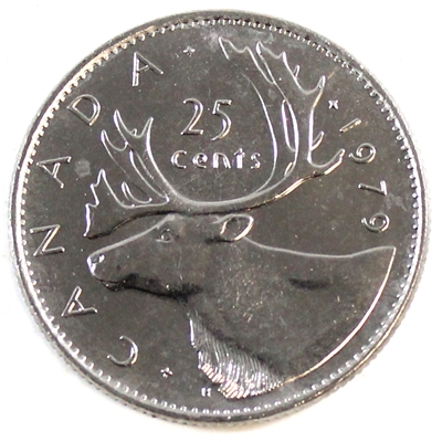 1979 Canada 25-cents Brilliant Uncirculated (MS-63)