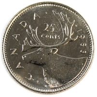 1983 Canada 25-cents Brilliant Uncirculated (MS-63)