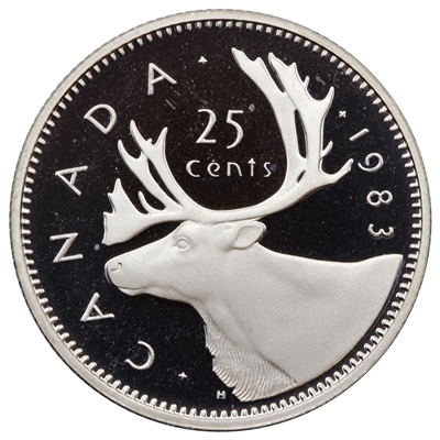 1983 Canada 25-cents Proof