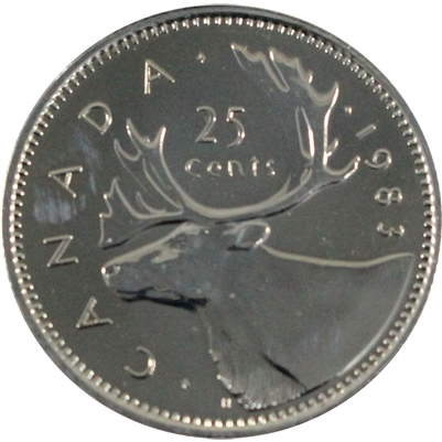 1983 Canada 25-cents Proof Like