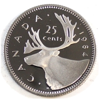 1984 Canada 25-cents Proof