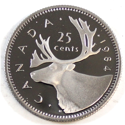 1984 Canada 25-cents Proof
