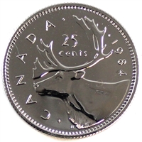 1984 Canada 25-cents Proof Like