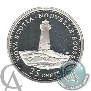 1992 Nova Scotia Canada 25-cents Silver Proof
