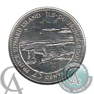 1992 Prince Edward Island Canada 25-cents Brilliant Uncirculated MS-63
