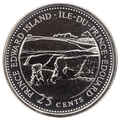 1992 Prince Edward Island Canada 25-cents Proof Like