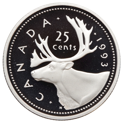 1993 Canada 25-cents Proof