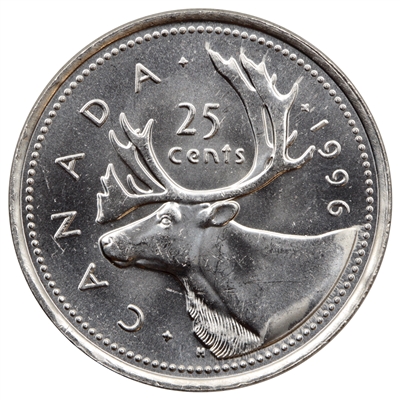 1996 Canada 25-cents Brilliant Uncirculated (MS-63)