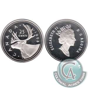 1998 Canada 25-cents Silver Proof