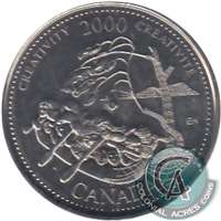 2000 Creativity Canada 25-cents Proof Like