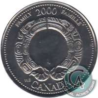 2000 Family Canada 25-cents Proof Like