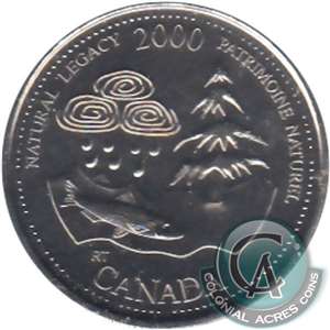 2000 Natural Legacy Canada 25-cents Proof Like