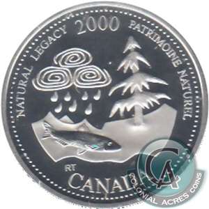 2000 Natural Legacy Canada 25-cents Silver Proof