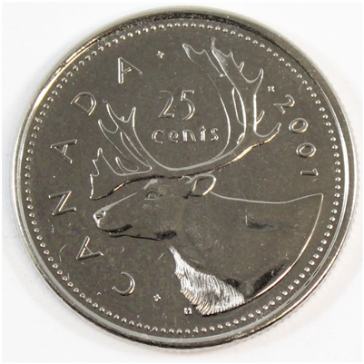 2001P Canada 25-cents Proof Like