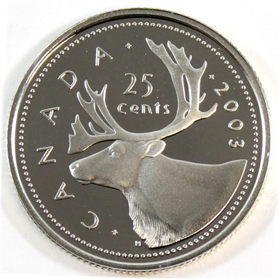 2003 Canada 25-cents Silver Proof