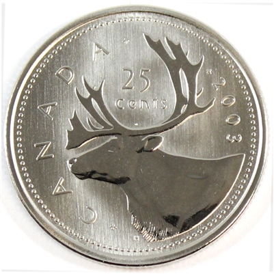 2003P Old Effigy Canada 25-cents Specimen