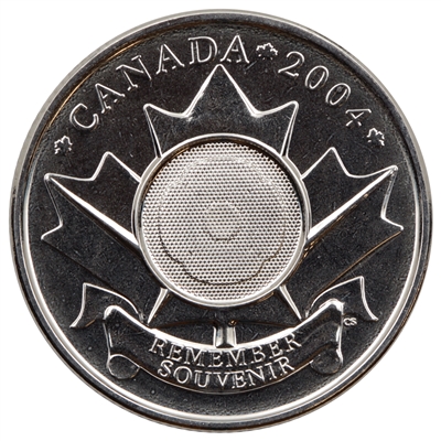 2004 Poppy Test Token Canada 25-cents Proof Like (TT-25.25)