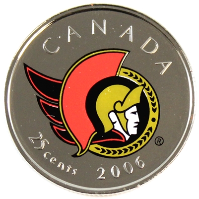 2006P Ottawa Senators Canada 25-cents(set) Proof Like