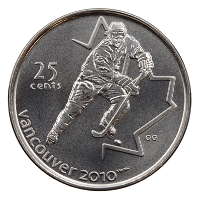 2007 Ice Hockey Canada 25-cents Brilliant Uncirculated (MS-63)