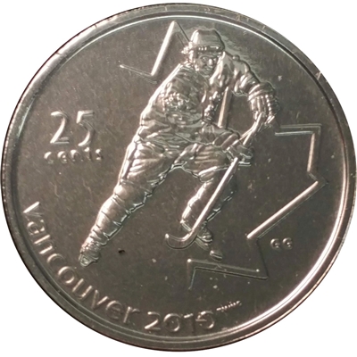 2007 Ice Hockey Canada 25-cents Proof Like