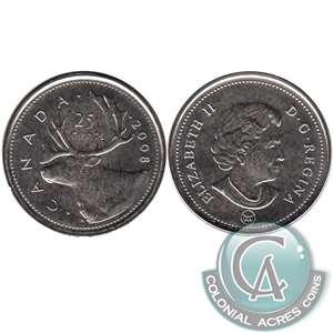 2008 Caribou Canada 25-cents Proof Like