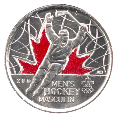 2009 Coloured Men's Hockey (Raised 2) 25ct Brilliant UNC. (MS-63)