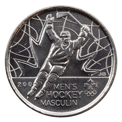 2009 Men's Hockey Canada 25-cents Brilliant Uncirculated (MS-63)