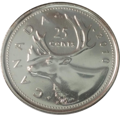 2010 Caribou Canada 25-cents Proof Like
