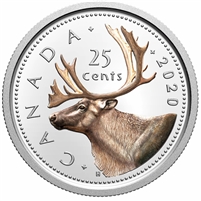 2020 Coloured Canada 25-cents Silver Proof (No Tax)