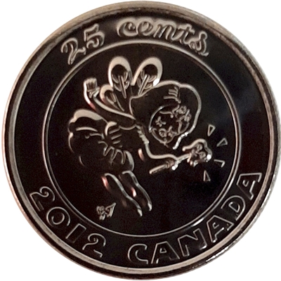 2012 Tooth Fairy Canada 25-cents Brilliant Uncirculated (MS-63)