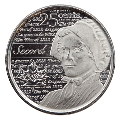 2013 Secord Canada 25-cents Brilliant Uncirculated (MS-63)