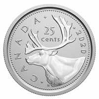 2020 Canada 25-cents Specimen