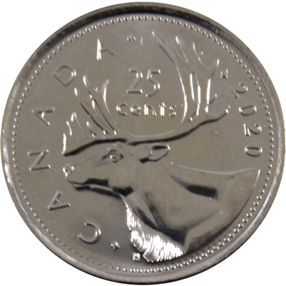 2020 Canada 25-cents Brilliant Uncirculated (MS-63)