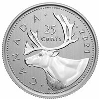 2021 Canada 25-cents Specimen