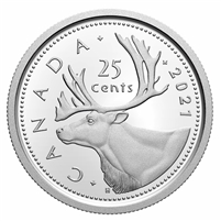 2021 Canada 25-cents Silver Proof (No Tax)
