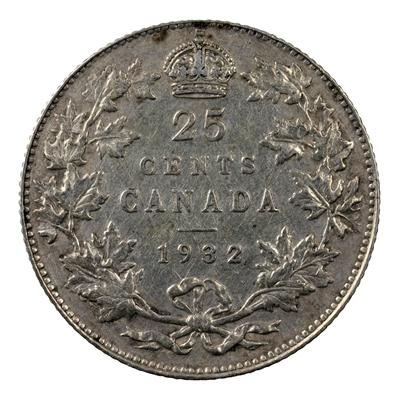 1932 Canada 25-cents Very Fine (VF-20)