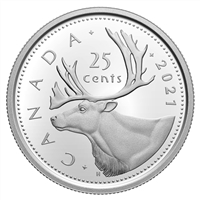 2021 Canada 25-cents Proof (non-silver)