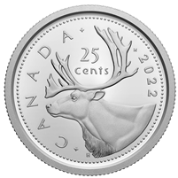 2022 Canada 25-cents Silver Proof (No Tax)