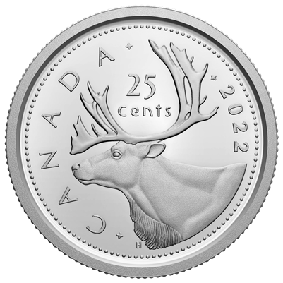 2022 Canada 25-cents Proof (non-silver)