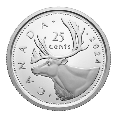 2024 Canada 25-cents Silver Proof (No Tax)