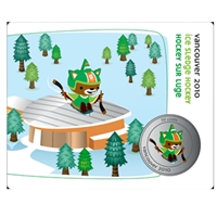 2010 Canada 50-cent Olympic Mascot Collector Card - Para Sledge Hockey Sumi